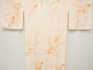 草花模様　長襦袢